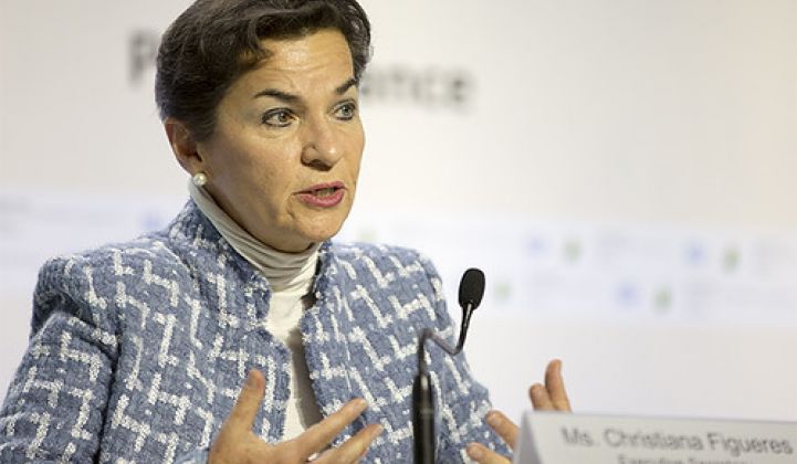 Christiana Figueres led the U.N. climate process during the Paris Agreement's formative years. (Credit: UNFCCC)