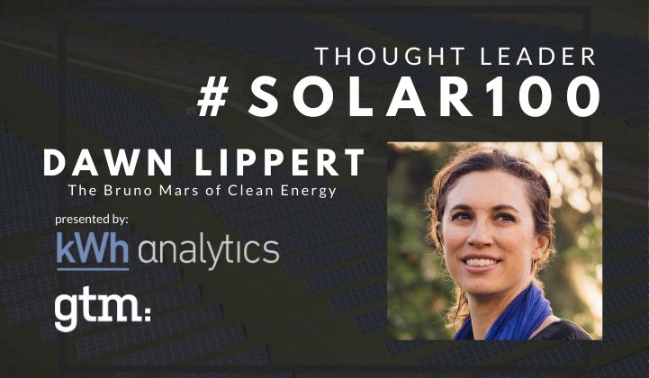 Solar100’s Dawn Lippert: The Bruno Mars of clean energy