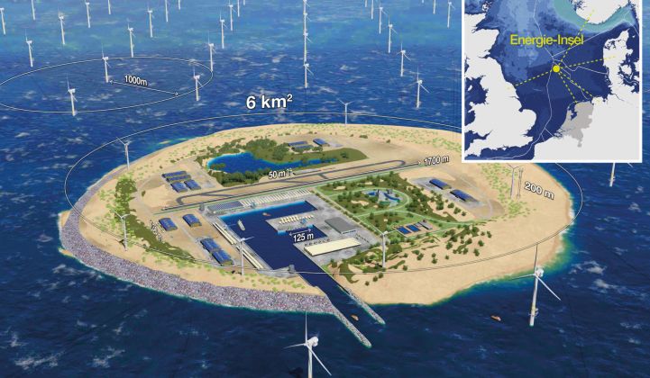 Denmark, Germany and the Netherlands Want to Build an Island Hub to Support 100GW of Offshore Wind