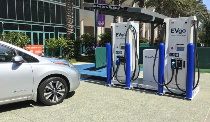 EVgo is seeking public markets to finance the growth of its existing network of EV fast-charging stations across the United States. (Credit: EVgo)