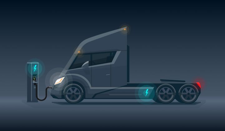 Many trucks are parked for more than six hours a day, which means they could rely on Level 2 chargers.