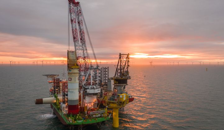 EnBW is building its first projects in the German North Sea, due for completion later this year.