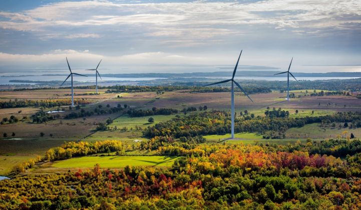 The portfolio acquired by Harbert includes wind farms in the U.S. and Canada. (Credit: GE)
