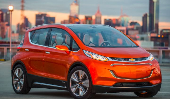 General Motors Is Taking On Tesla With $30K Chevy Bolt EV