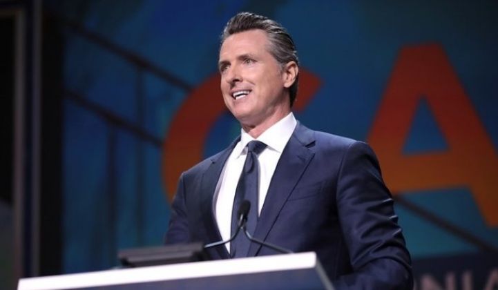 Newsom is demanding financial and safety guarantees from PG&E. (Gage Skidmore, Flickr/Creative Commons)