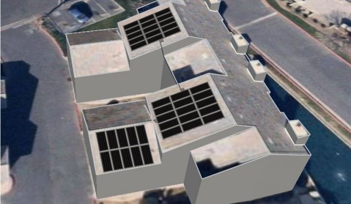 Fresno apartment complex Heron Pointe is a test case for multifamily solar-battery investments. (Credit: Soleil Energy/sonnen)