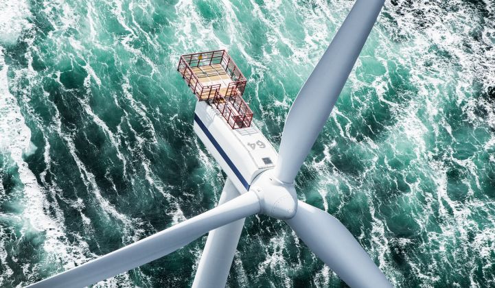 Vestas wants to be the global market leader for offshore turbines by 2025. (Credit: MHI Vestas)