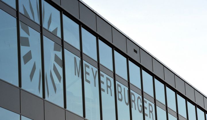 Meyer Burger plans to reopen a former module factory in Freiberg. (Credit: Meyer Burger)