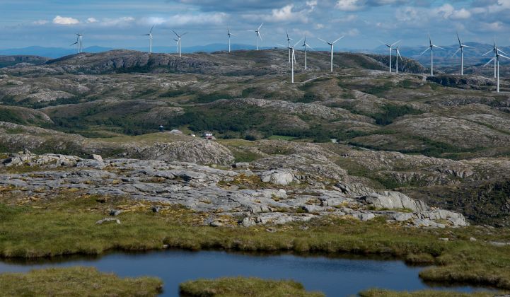 A Norwegian wind farm.