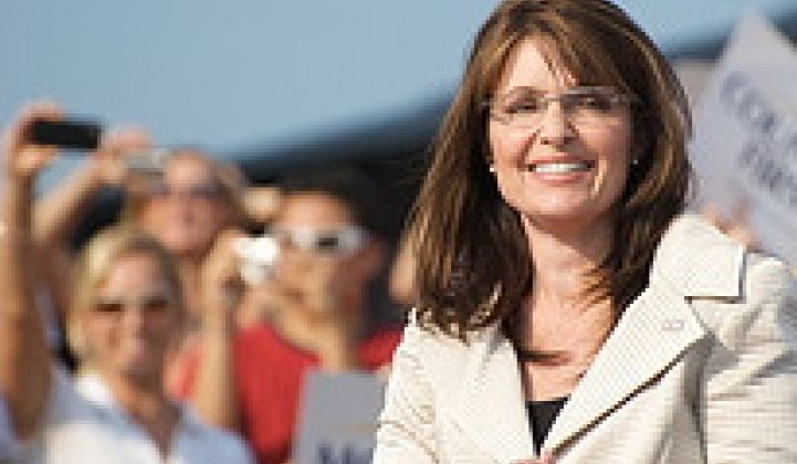 Sarah Palin’s Energy Policy Still “Drill, Baby, Drill”