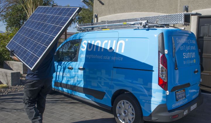 Residential solar installers are seeing surging customer demand for battery systems. (Credit: Sunrun)