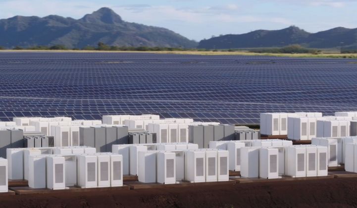 States such as Hawaii (pictured), Nevada and Arizona are building large-scale solar-plus-battery plants to meet peak electricity demand.