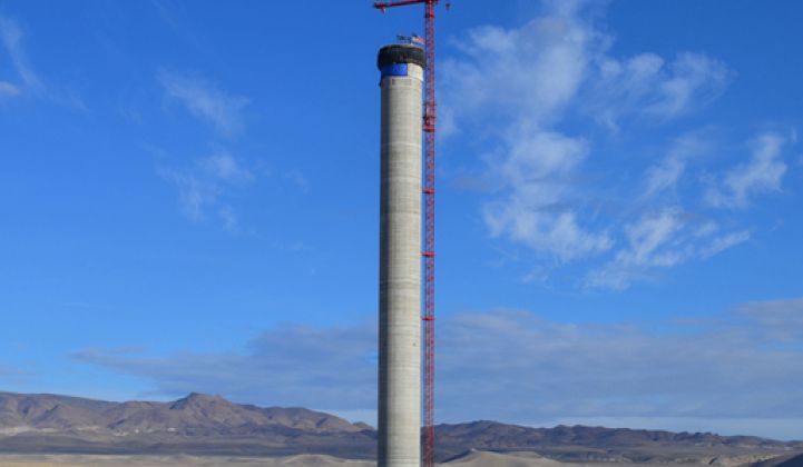 World’s Tallest CSP Solar Power Tower Completed
