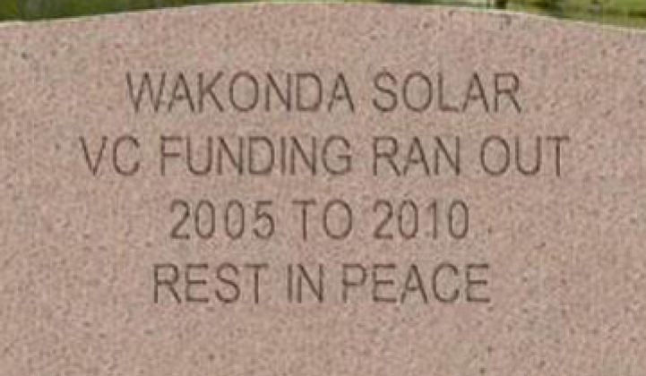 Wakonda, the Next Defunct Solar Startup