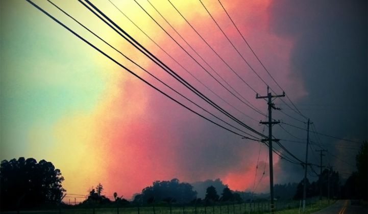 PG&E's remote-grid initiative envisions an off-grid solar, battery and generator option to remove power lines that risk sparking wildfires.