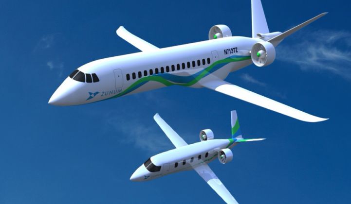 Zunum Aero, an Electric Airplane Startup Backed by Boeing and JetBlue Ventures, Unstealths