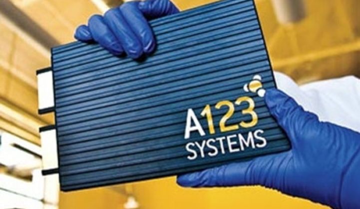 A123 Goes to Wanxiang in $260M Bankruptcy Auction Bid
