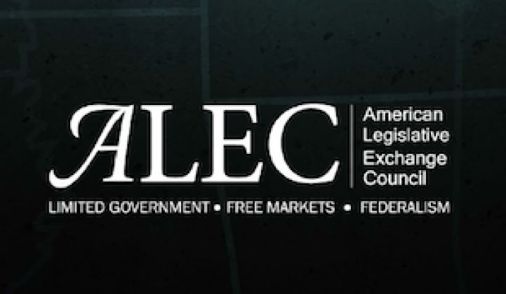 Q&A: ALEC’s New Tactics to Weaken Renewable Laws