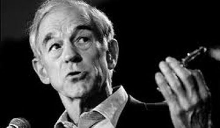 Mixed Greens: Ron Paul Furious About Light Bulbs, BMW Creates Venture Fund, and More