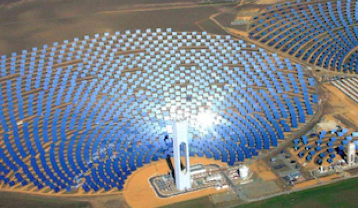 Abengoa to Build 110 MW Solar Tower Storage Plant in Chile