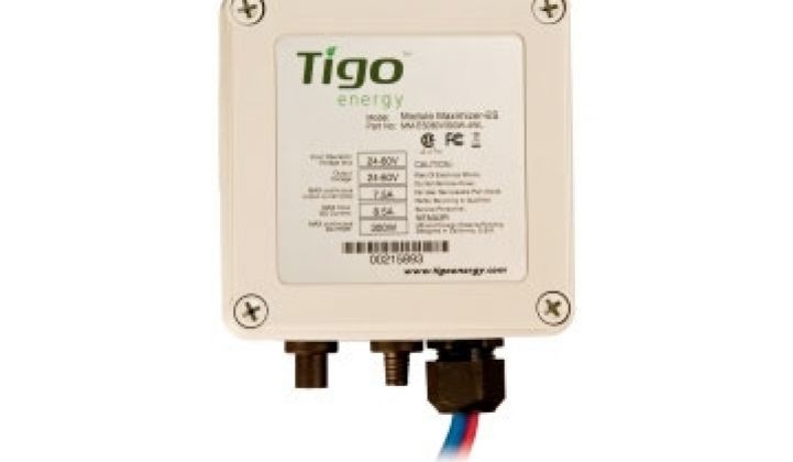 Tigo’s PV Power Booster Wins Over Installer REC