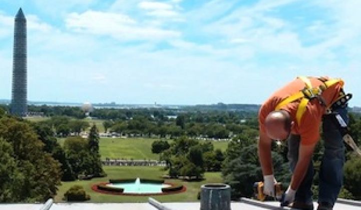 White House Solar Installation in Pictures
